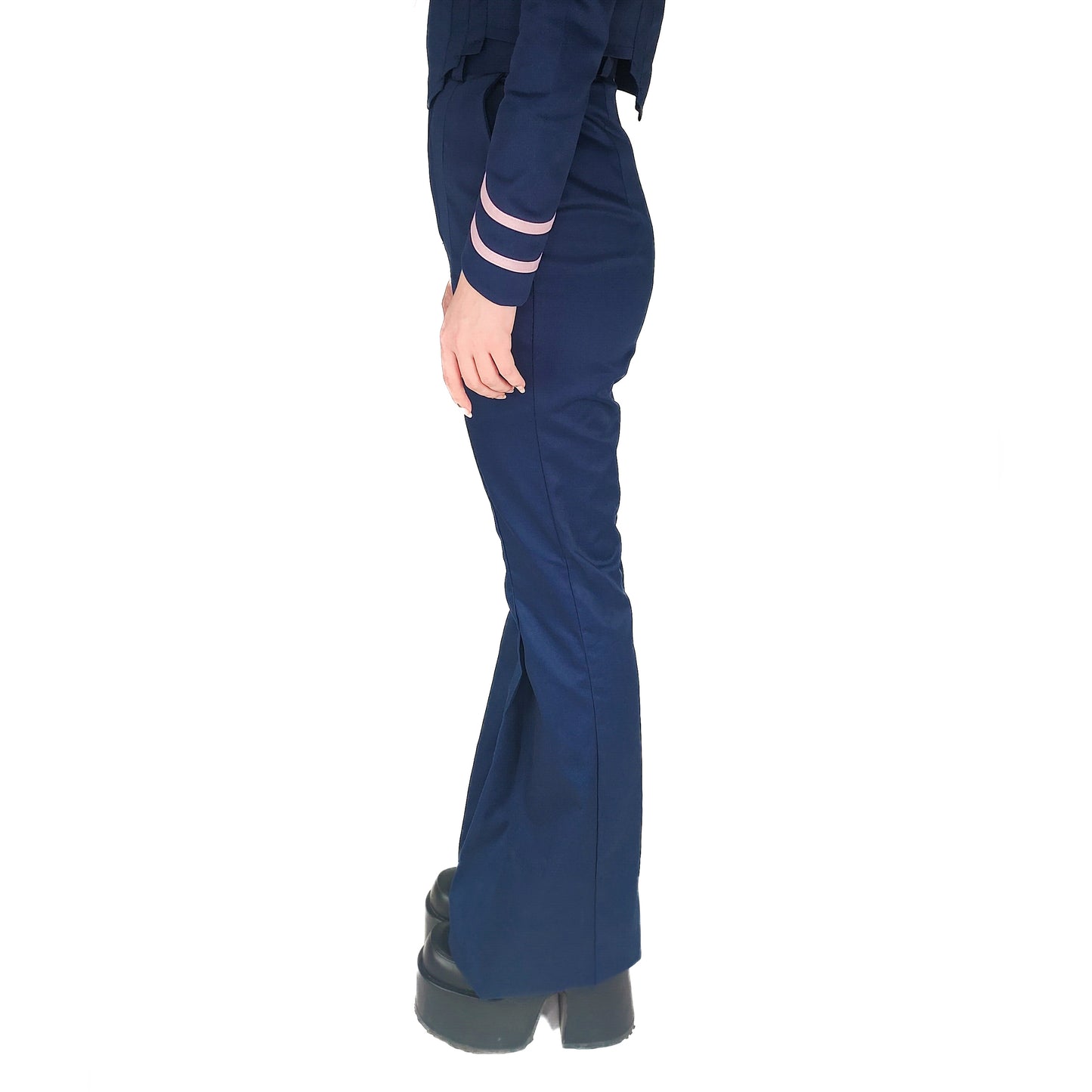 ASUNDER WAVES Pleated Flared Sailor Pants