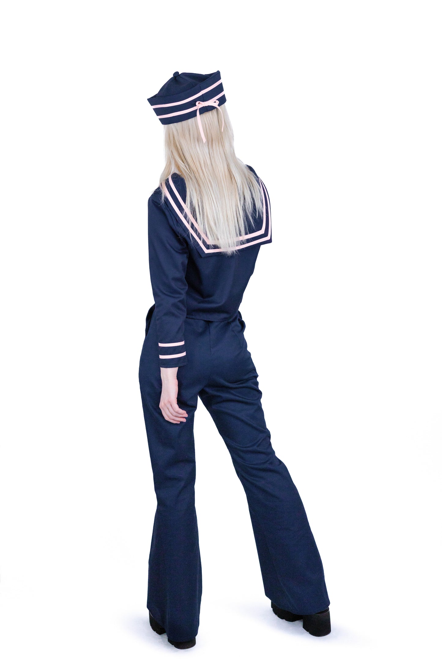 ASUNDER WAVES Pleated Flared Sailor Pants