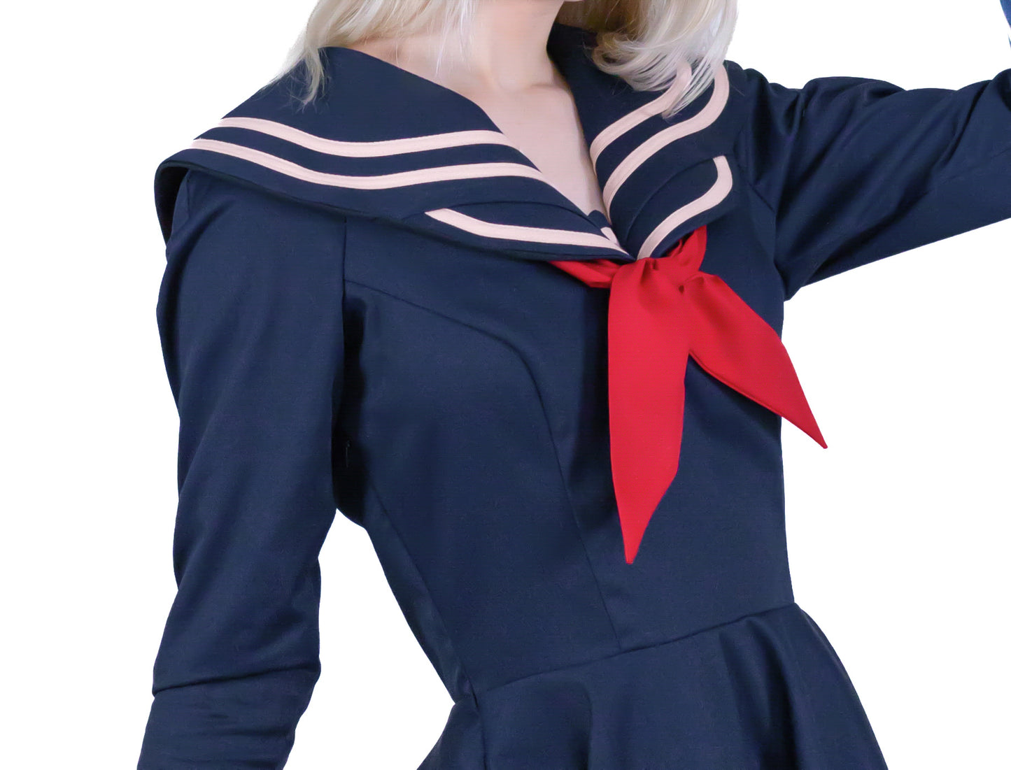 ASUNDER WAVES Butterfly Collared Sailor Dress