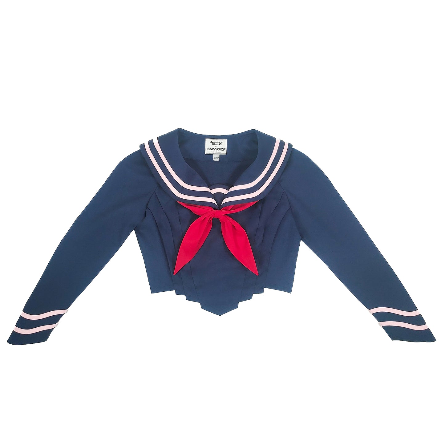 ASUNDER WAVES Segmented Bodice Sailor Top